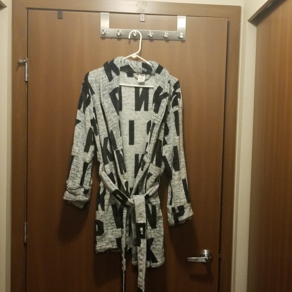 Women's Victoria secret pink bath robe.